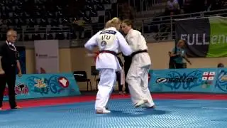 WKO EC 2016, women +60 kg, Nora Vaznelyte LTU   Agata Winiarska POL 31