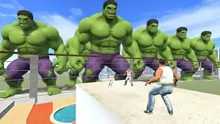 Franklin Saving His House From Hulk In Indian Bike Driving 3D