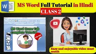 🔥 MS Word Home Tab Full Course in Hindi | Clipboard, Font, Paragraph & More 🔥