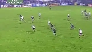 Goal! Marek Citko. Widzew Lodz vs Atletico Madrid. 25.09.1996