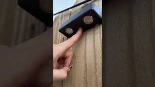 Solar Fence Lights Outdoor