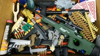 Army Soldiers Special Toy Sniper Rifle, Box of Combat-Ready Weapons And Ammunition