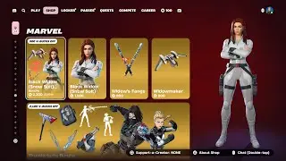 Black Widow (Snow Suit) FORTNITE