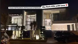 Inside PKR 52 crores ‘ The Paris Villa ‘ full furnished with 8 bedrooms & pool in the basement 