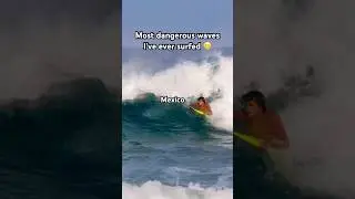 Whats the most dangerous wave you ever surfed? 😳 #surfing