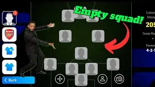 How to Create an EMPTY Squad in eFootball 2025 &ndash; Hidden Trick!