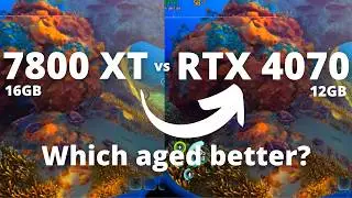 VRAM vs Features- which is aging better? RX 7800 XT vs RTX 4070 in 2026 (includes FSR 4!)