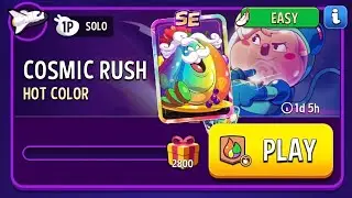 Cosmic rush hot color 2800 EASY solo challenge match masters 