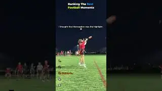 Ranking The Craziest Football Moments! 🤩 #americanfootball