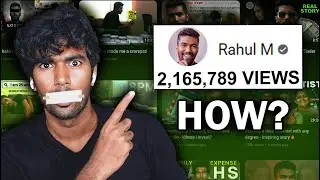 How Rahul M Getting More Views on Youtube (Secrets Revealed) @theRahulM