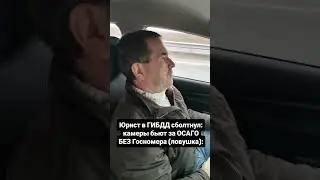 Юрист в ГИБДД сболтнул: камеры бьют за ОСАГО БЕЗ Госномера (ловушка):