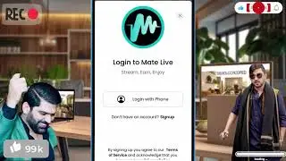 Mate App Ka Account kasa Bnaye How To Create Mate Live Account