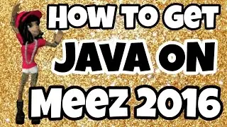 How To Get Java On Meez (2016) 😊👯