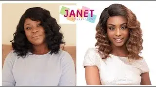 AFFORDABLE WIG SERIES | $30 LACE WIG | JANET COLLECTION 'ELLA' | MANEGANG.COM