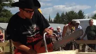 POLTIMORE FAIR 2014 CHAINSAW COMPETITION