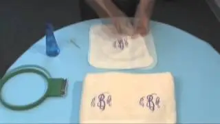 Embroidering on Terrycloth