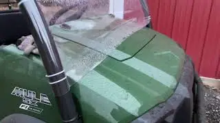 DIY roof and windshield Kawasaki mule (parts on description)