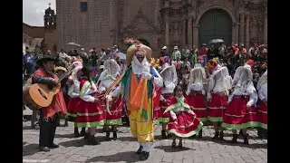 Dancers for Parade on Christmas Day - Cusco, Peru