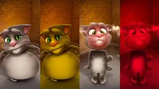 MY Talking Tom -- Funny Colors Movement -- POCOYO Colors GAME Play 