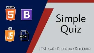 Create a Quiz Using Html JavaScript Bootstrap and Database| Beecoder