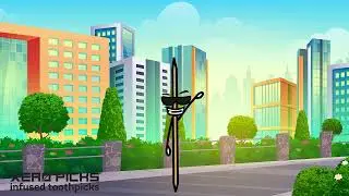 Franky the Freshen flavored toothpick