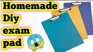 Diy homemade exam pad|How to make exam pad at home|Diy writing pad|Homemade exam/writing pad|Diy