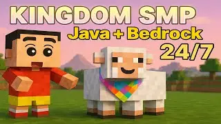Back in Minecraft Kingdom SMP JAVA + BEDROCK 24/7 public