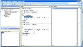 VBA Excel : Ma&icirc;triser les boucles DO WHILE et LOOP WHILE (Tests d'entr&eacute;e vs sortie)