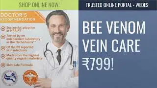 Bee Venom Spider Veins Spray @ ₹799 | Effective Vein Care Solution!