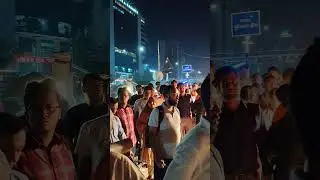 Bangladesh Railway 🇧🇩 | Khilkhet Train Passing Moments | Real Train Sound #shorts #bangladeshrailway