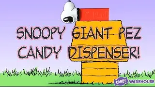 CANDY SNOOPY | Giant PEZ Candy Dispenser