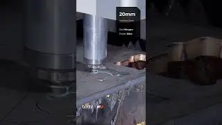 30000W laser cutting 20mm stainless steel