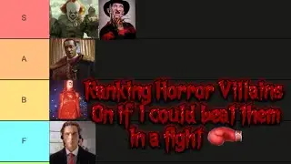 Ranking Horror Villains if I can beat them in a fight 