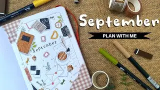 PLAN WITH ME | September Bullet Journal Spread 2022 ☕️🪶🧭