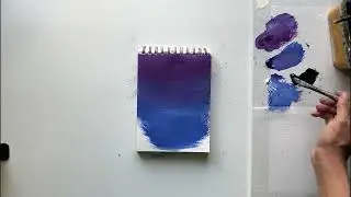 Night light acrylic painting tutorial for beginners | Daily painting doze