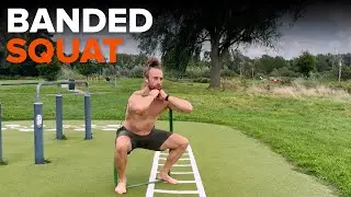 Banded Squat | Proper Form Tutorial for Knee & Hip Stability