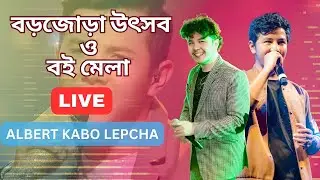 ALBERT KABO LEPCHA 🔥 Live on Stage | বড়জোড়া উৎসব LIVE | Folk Fusion | A1Z LIVE
