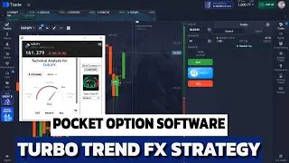 BINARY OPTIONS STRATEGY ➜ TURBO TREND | POCKET OPTION TRADING | BINARY TRADING SOFTWARE