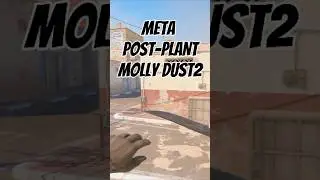 Insane Post Plant Molly for A🔥 - CS2 Dust #cs2 #shorts