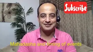 Vimshottari Mahadasha and Timing of Events