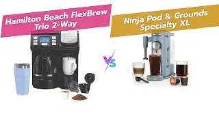 Hamilton Beach FlexBrew Trio 2-Way против Ninja Pod и молотого кофе: сравнение кофеварок ☕🆚🤖