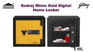 Godrej Rhino Gold 55L Digital Home Locker | Live Demo and Review | How to Operate | Emergency Key