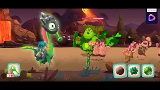 Dino Bash but i Use only 1 Spitty