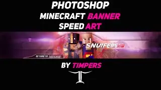Photoshop Minecraft Banner Speed Art