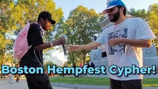 Freestyle Cypher at Boston Hempfest 2025 with Throwed Genji , Soul Boof & Erik Turdan