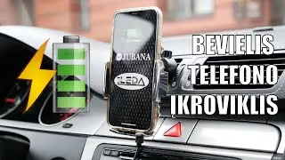 Telefono laikiklis ir bevielis įkroviklis A5