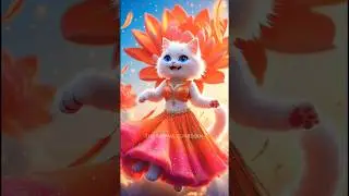 🌈💥🌻CUTE FAIRY🧚CAT🌻DANCE|DANCING CAT SHORT VIDEO⛅#shorts #shortsfeed#catdance#viralshort  #funny#like