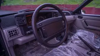 Driving Video: 132-Mile 1992 Ford Mustang LX Notchback 5-speed on BaT