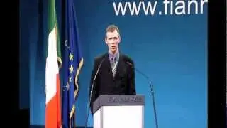 Prof. Tim Bale at the 73&uacute; Fianna F&aacute;il Ard Fheis