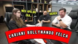 CARIANI E JULI&Atilde;O REAGEM AOS APELIDOS DE FELCA